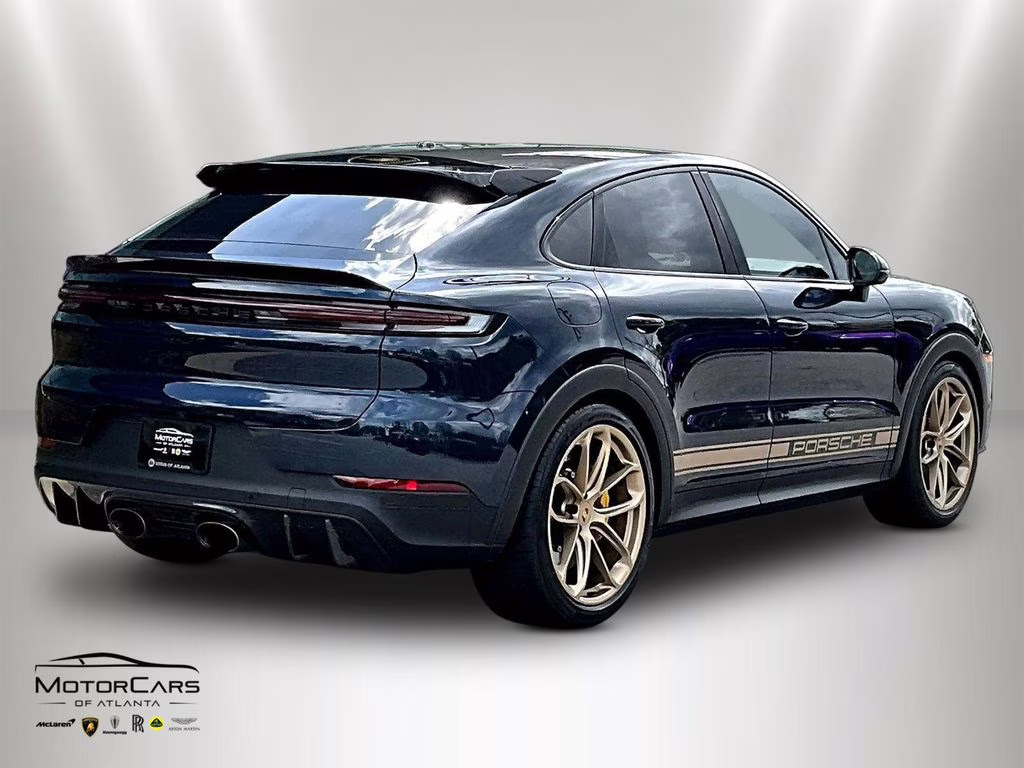 2025 Algarve Blue Metallic Porsche Cayenne Coupe Turbo GT AWD SUV