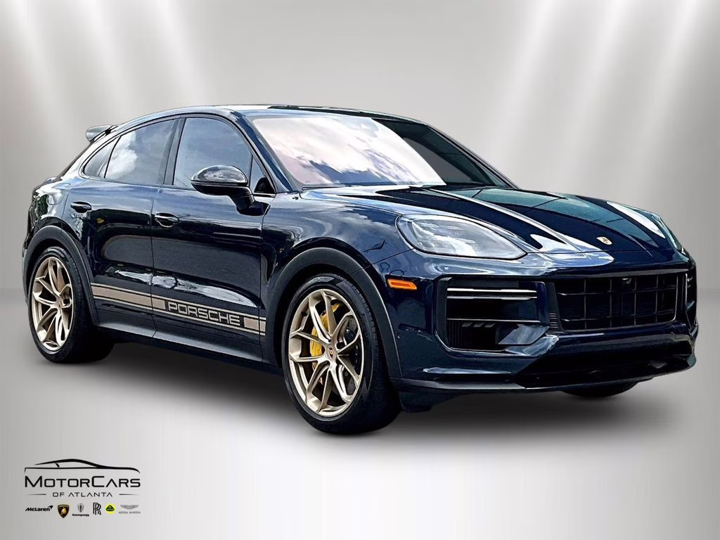 2025 Algarve Blue Metallic Porsche Cayenne Coupe Turbo GT AWD SUV
