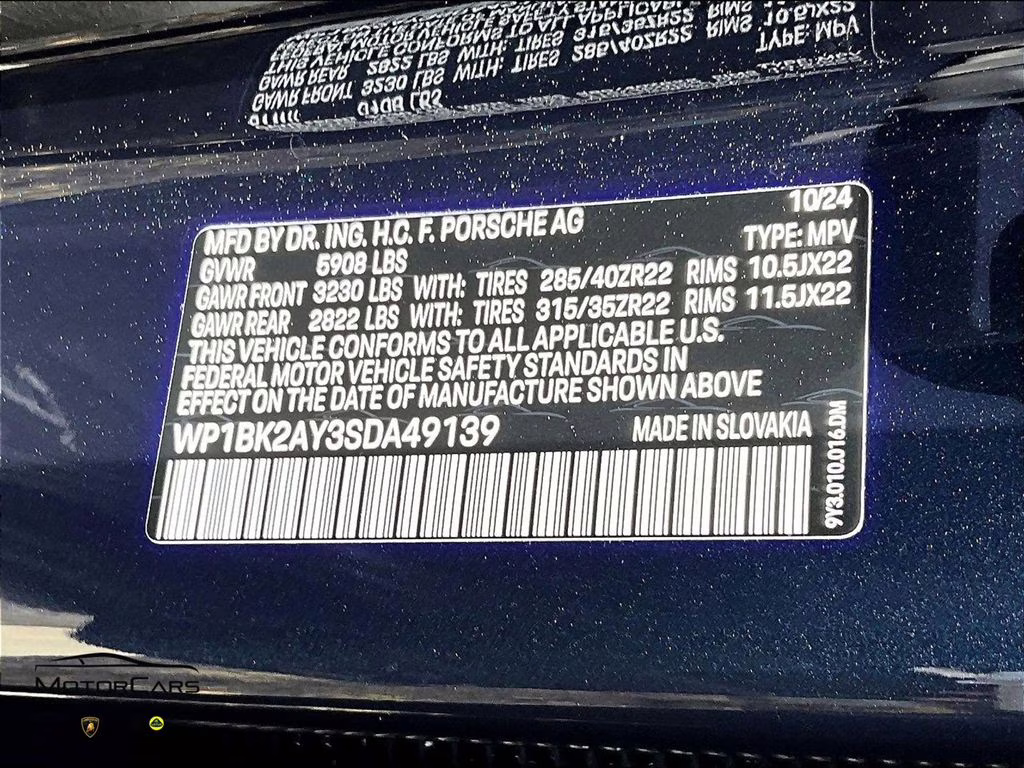 2025 Algarve Blue Metallic Porsche Cayenne Coupe Turbo GT AWD SUV