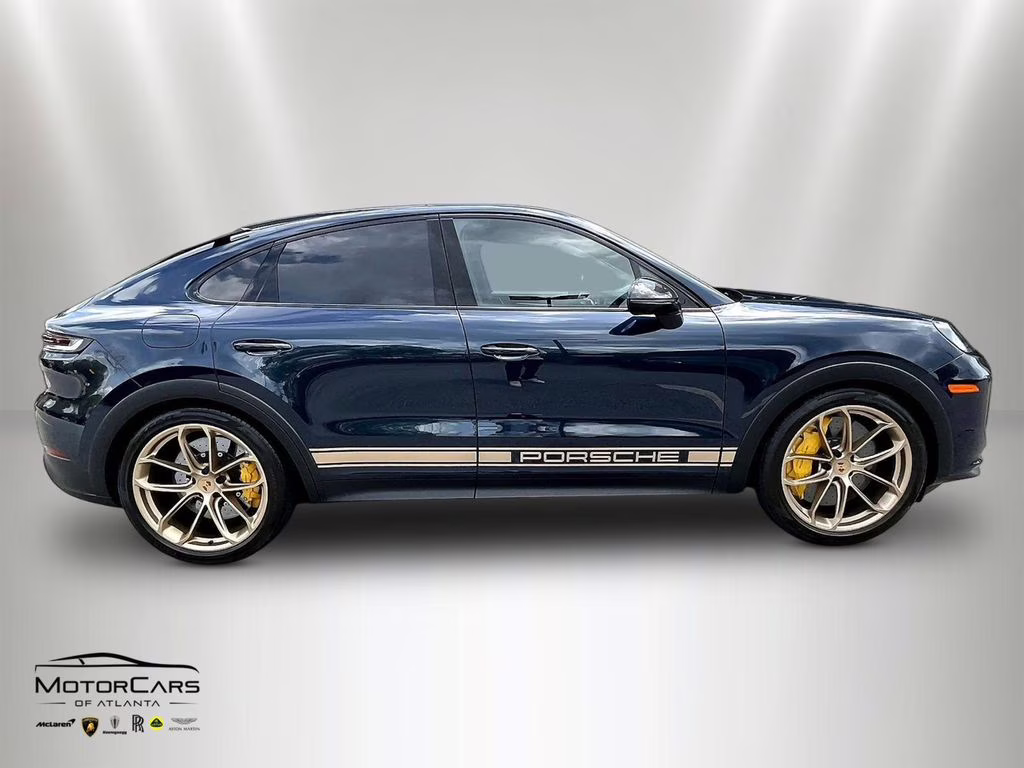 2025 Algarve Blue Metallic Porsche Cayenne Coupe Turbo GT AWD SUV