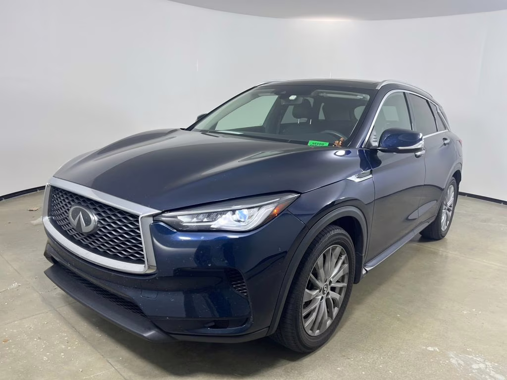 2023 Hermosa Blue INFINITI QX50 LUXE FWD SUV