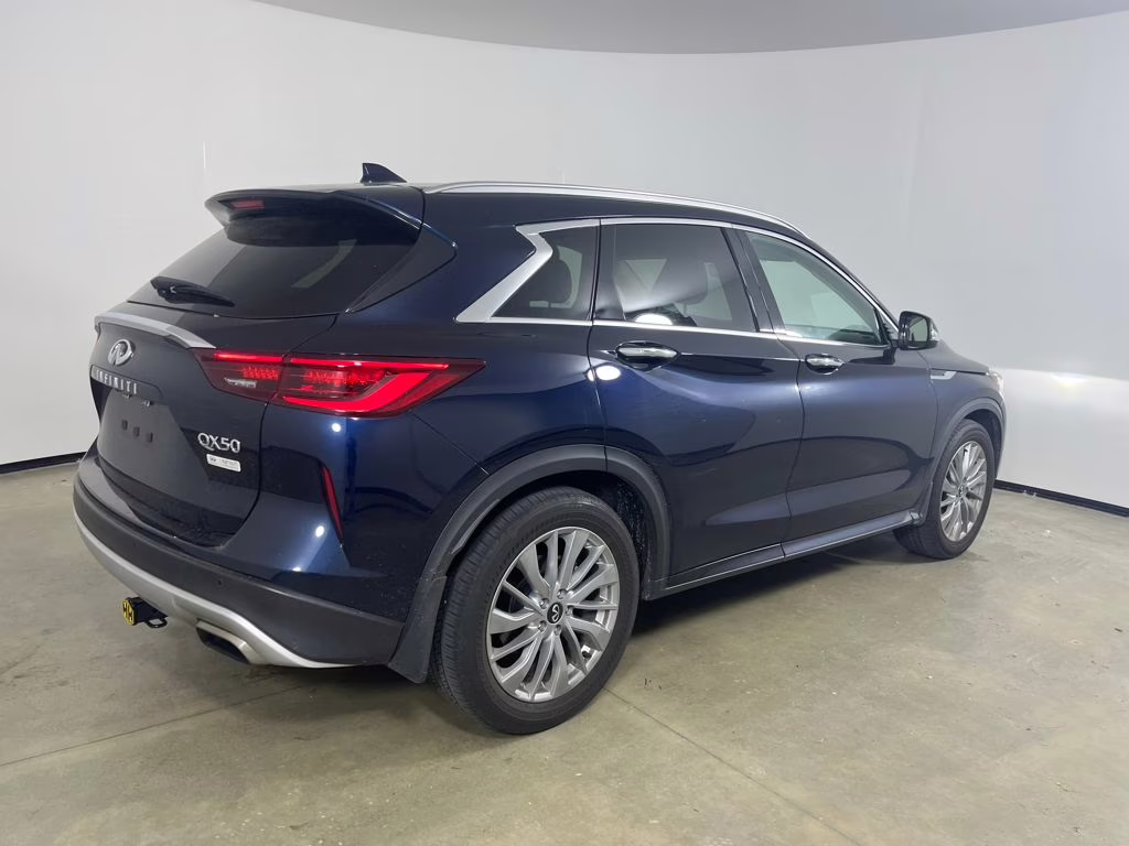 2023 Hermosa Blue INFINITI QX50 LUXE FWD SUV