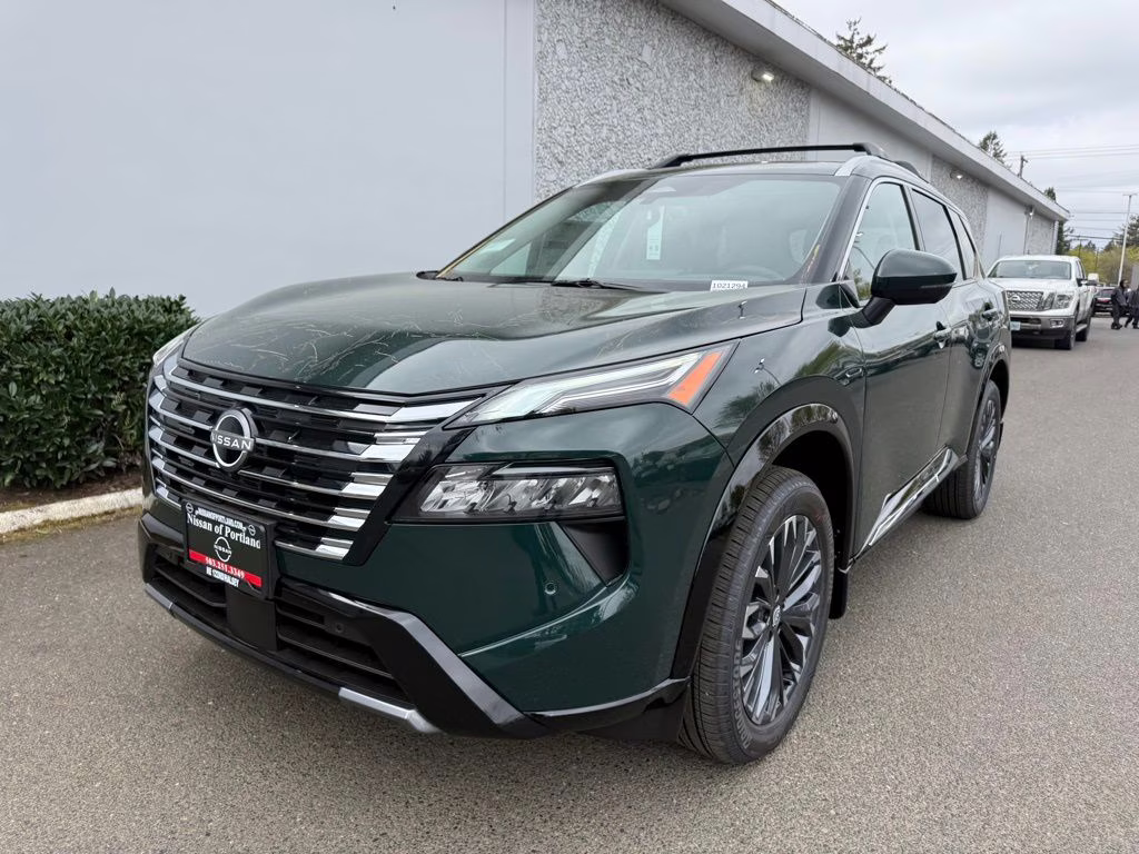 2026 Obsidian Green Nissan Rogue Platinum AWD SUV