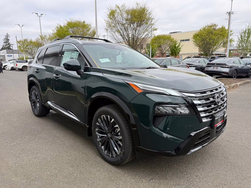 2026 Obsidian Green Nissan Rogue Platinum AWD SUV