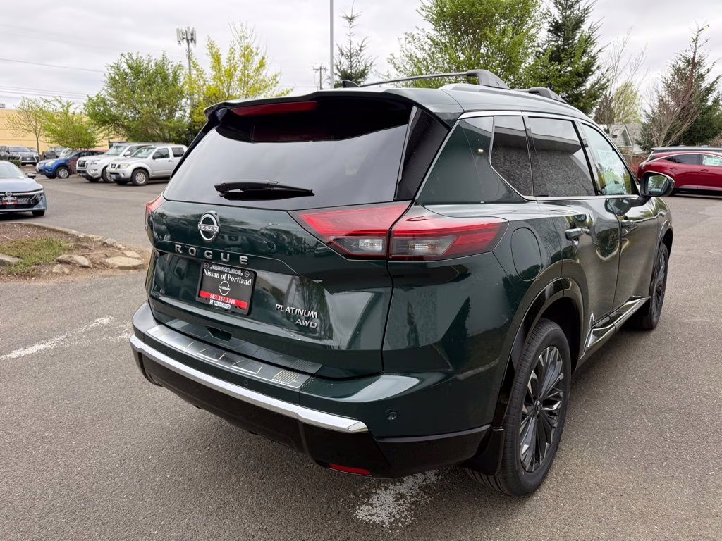 2026 Obsidian Green Nissan Rogue Platinum AWD SUV