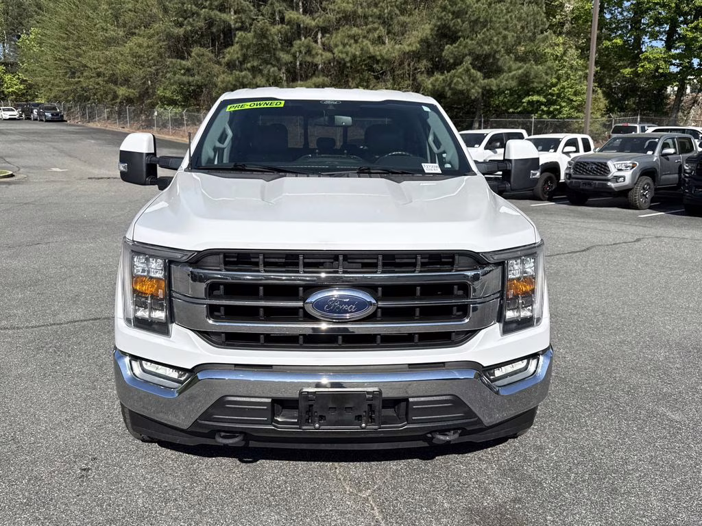 2021 Oxford White Ford F-150 Lariat 4X4 Truck