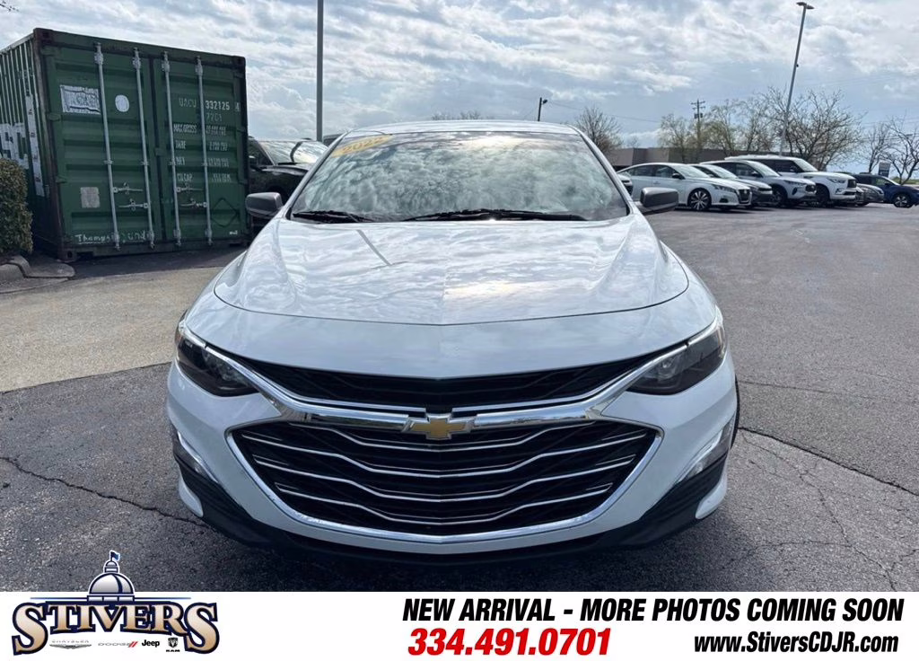 Used 2022 Chevrolet Malibu 1LS with VIN 1G1ZB5ST3NF189584 for sale in Prattville, AL