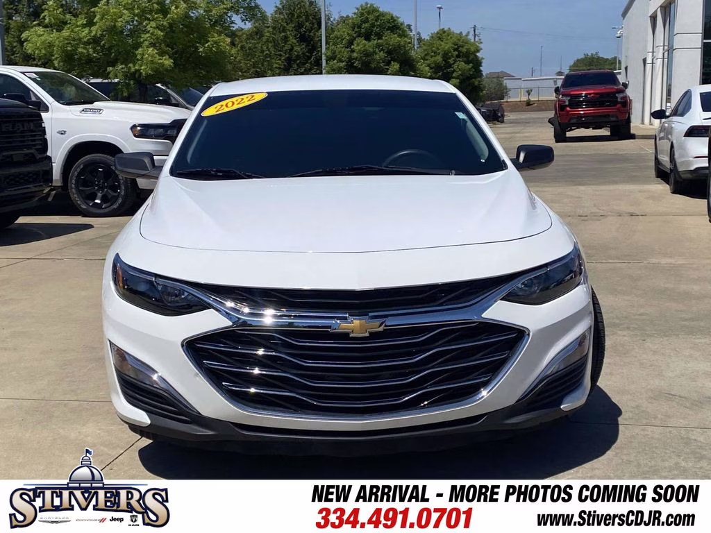 2022 Summit White Chevrolet Malibu LS FWD Sedan