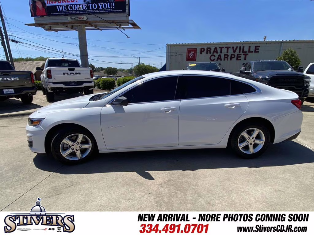 2022 Summit White Chevrolet Malibu LS FWD Sedan