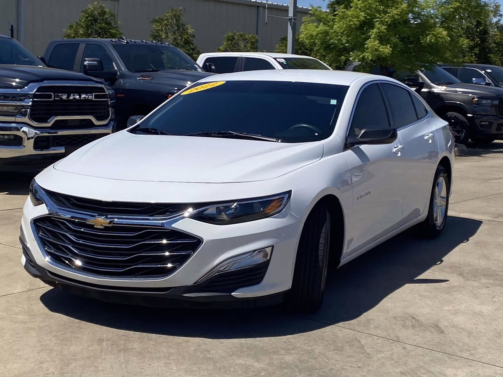 2022 Summit White Chevrolet Malibu LS FWD Sedan