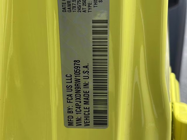 2024 High Velocity Clearcoat Jeep Wrangler Sport S 4X4 Convertible