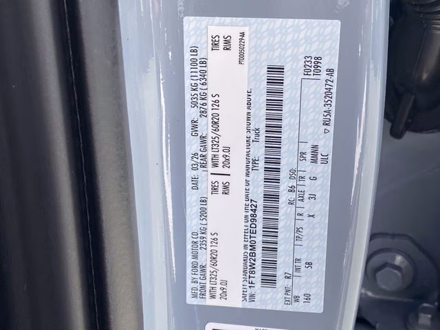 2026 Glacier Gray Metallic Tri-Coat Ford Super Duty F-250 SRW LARIAT 4X4 Truck