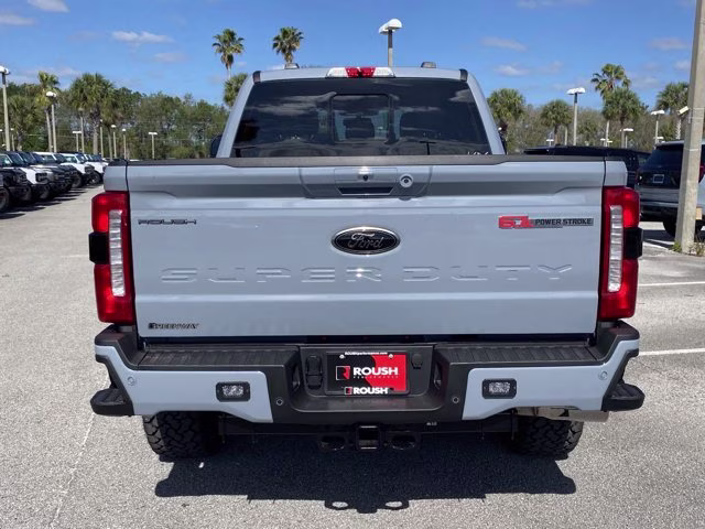 2026 Glacier Gray Metallic Tri-Coat Ford Super Duty F-250 SRW Roush Lift 4X4 Truck