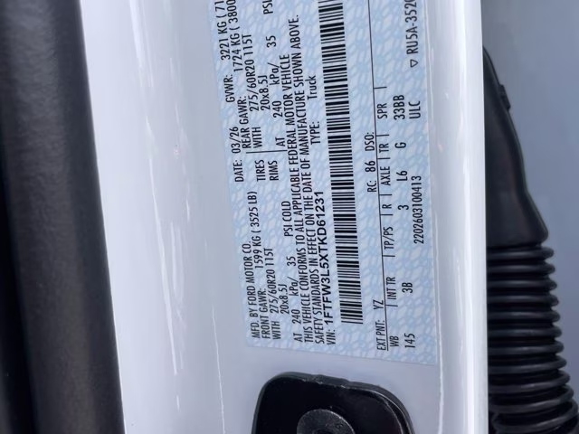 2026 Oxford White Ford F-150 XLT 4X4 Truck