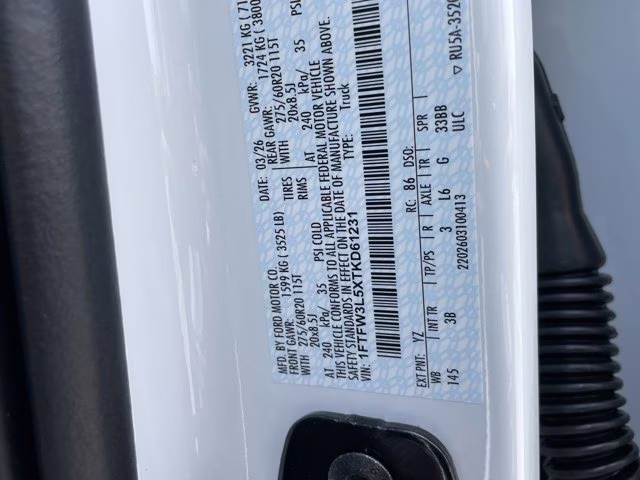 2026 Oxford White Ford F-150 XLT 4X4 Truck