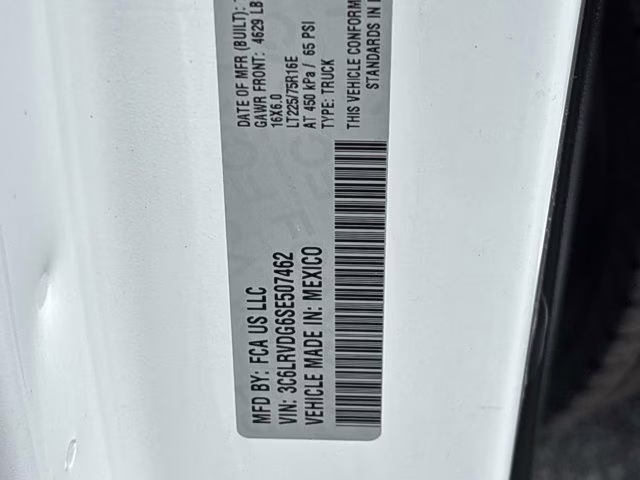 2025 Bright White Clearcoat Ram ProMaster Cargo Van High Roof FWD Van