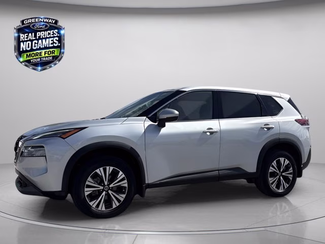 2021 Brilliant Silver Metallic Nissan Rogue SV AWD SUV