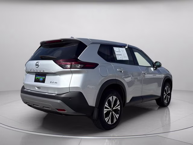2021 Brilliant Silver Metallic Nissan Rogue SV AWD SUV