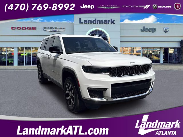 2024 Bright White Clearcoat Jeep Grand Cherokee L Limited 4X4 SUV