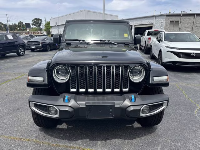 2023 Black Clearcoat Jeep Wrangler 4xe Sahara 4X4 Convertible