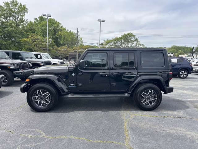 2023 Black Clearcoat Jeep Wrangler 4xe Sahara 4X4 Convertible