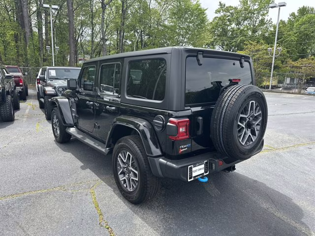 2023 Black Clearcoat Jeep Wrangler 4xe Sahara 4X4 Convertible