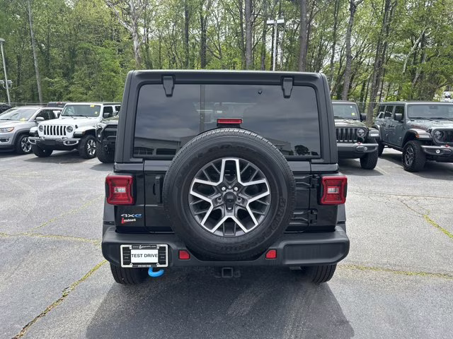 2023 Black Clearcoat Jeep Wrangler 4xe Sahara 4X4 Convertible