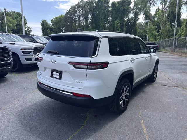 2024 Bright White Clearcoat Jeep Grand Cherokee L Limited 4X4 SUV
