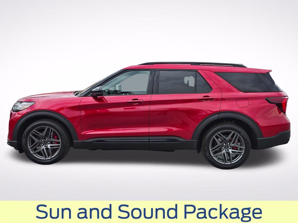 2026 Rapid Red Metallic Tinted Clearcoat Ford Explorer ST 4X4 SUV