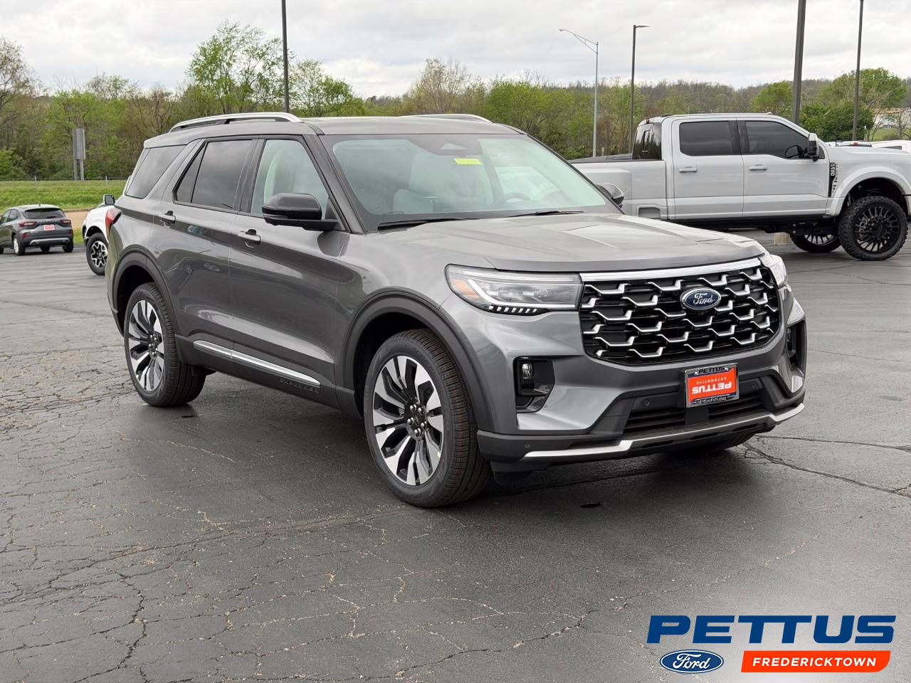 2026 Carbonized Gray Metallic Ford Explorer Platinum 4X4 SUV