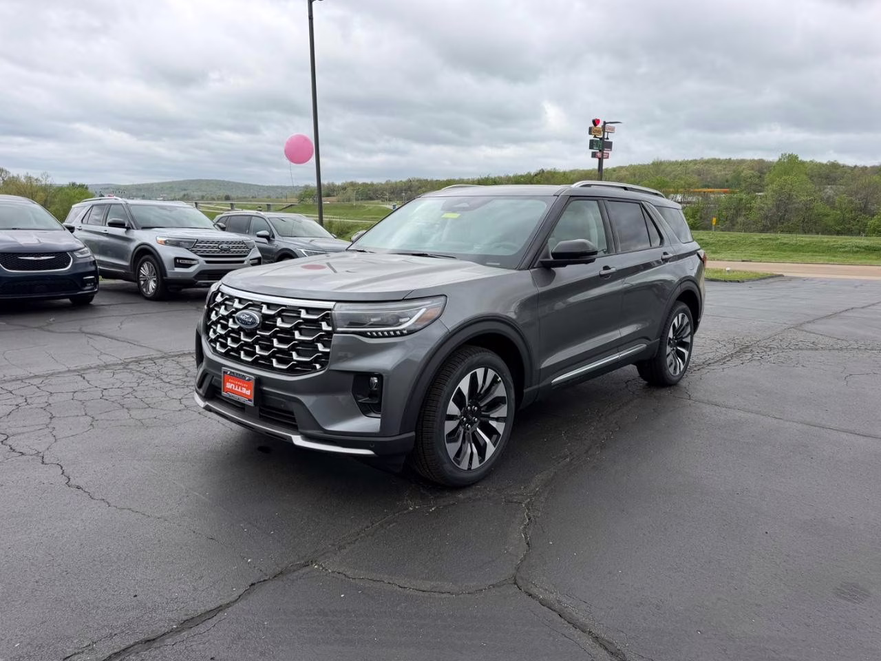 2026 Carbonized Gray Metallic Ford Explorer Platinum 4X4 SUV