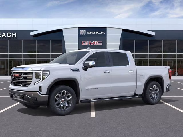2026 Glacier White Tricoat GMC Sierra 1500 SLT 4X4 Truck