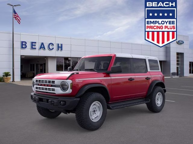 2026 Ruby Red Metallic Tinted Clearcoat Ford Bronco Heritage Edition 4X4 SUV