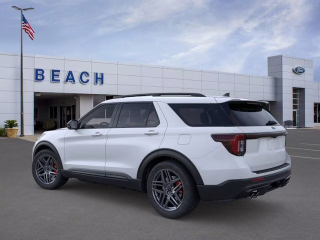 2026 White Metallic Ford Explorer ST 4X4 SUV