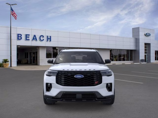 2026 White Metallic Ford Explorer ST 4X4 SUV