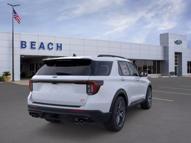 2026 White Metallic Ford Explorer ST 4X4 SUV