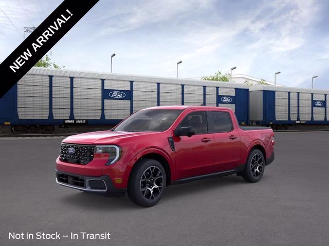2026 Ruby Red Metallic Tinted Clearcoat Ford Maverick Lariat AWD Truck