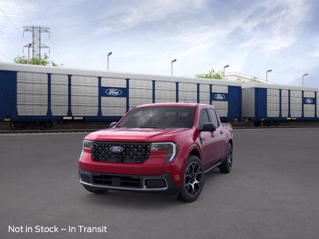 2026 Ruby Red Metallic Tinted Clearcoat Ford Maverick Lariat AWD Truck