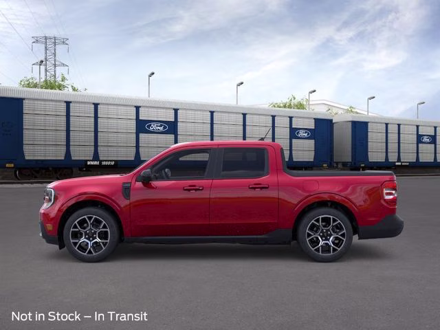 2026 Ruby Red Metallic Tinted Clearcoat Ford Maverick Lariat AWD Truck