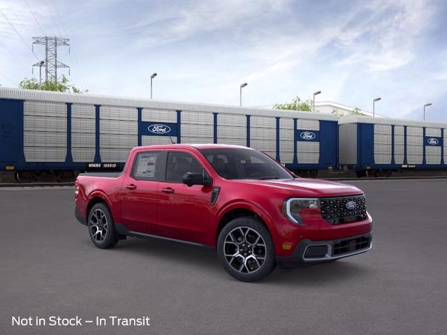 2026 Ruby Red Metallic Tinted Clearcoat Ford Maverick Lariat AWD Truck