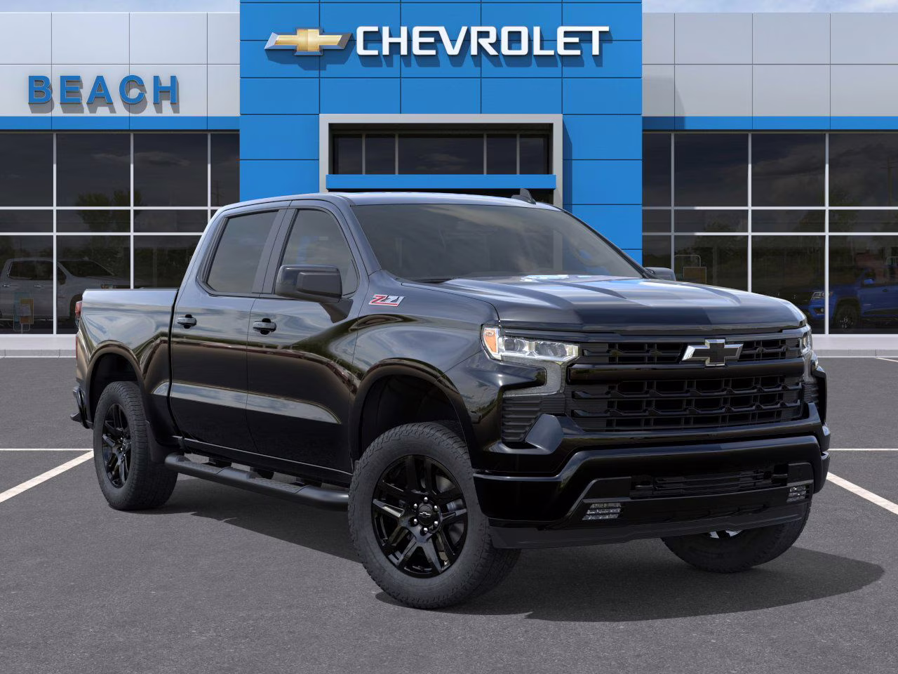 2026 Black Chevrolet Silverado 1500 RST 4X4 Truck