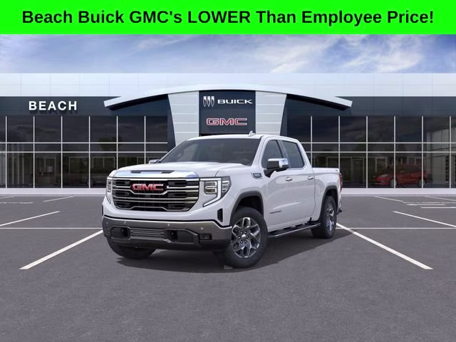 2026 Glacier White Tricoat GMC Sierra 1500 SLT 4X4 Truck