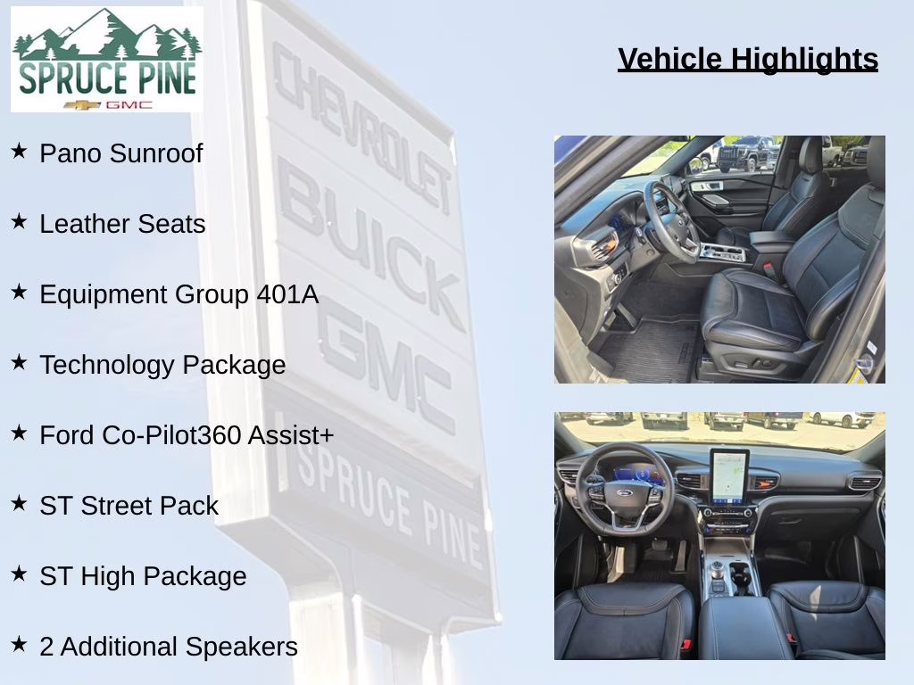 2023 Gray Metallic Ford Explorer ST 4X4 SUV