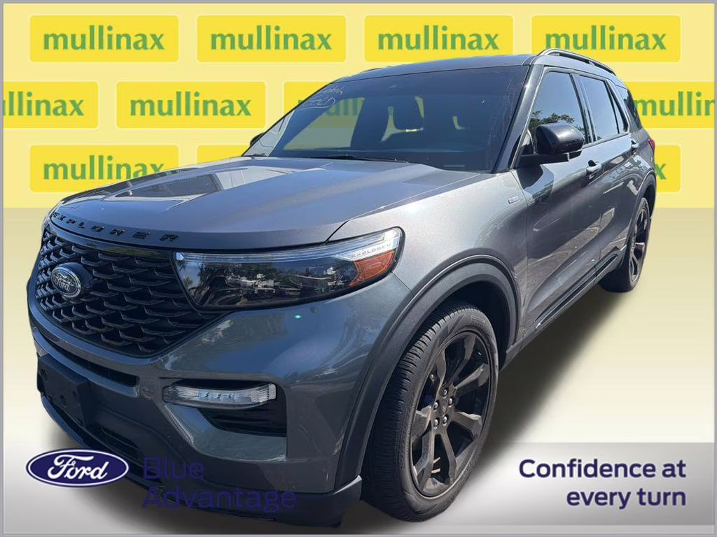 2023 Gray Metallic Ford Explorer ST-Line RWD SUV