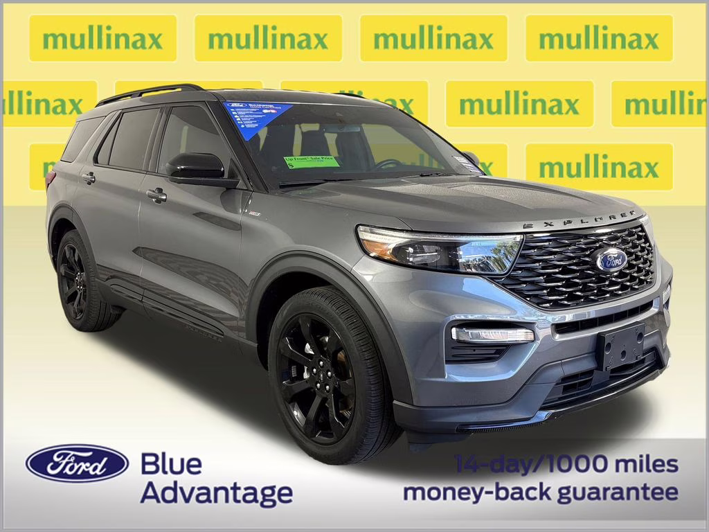 2023 Gray Metallic Ford Explorer ST-Line RWD SUV