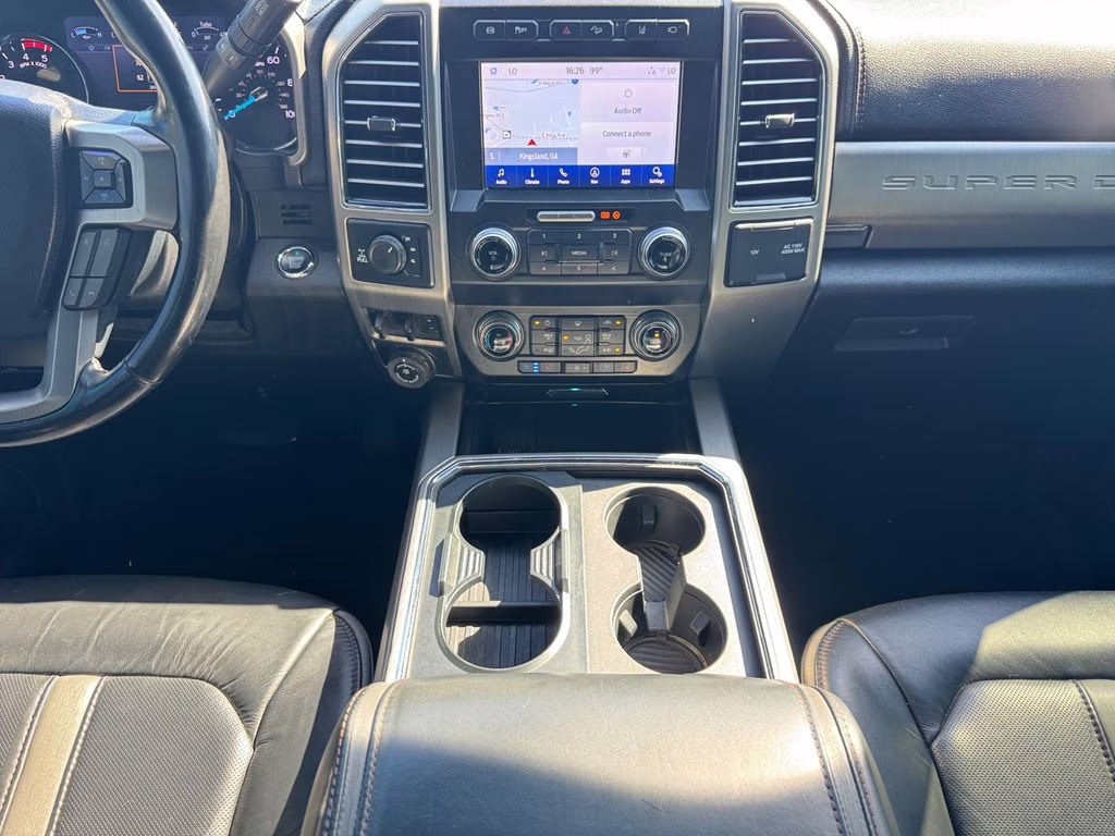 2021 Star White Metallic Tri-Coat Ford Super Duty F-350 SRW Platinum 4X4 Truck