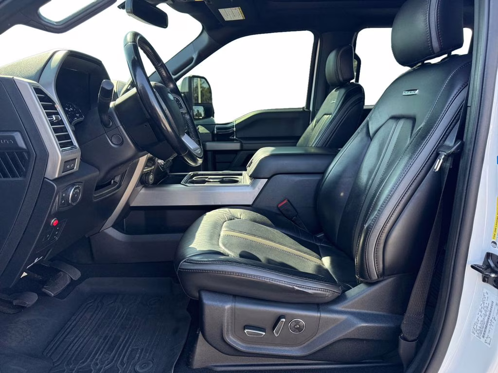 2021 Star White Metallic Tri-Coat Ford Super Duty F-350 SRW Platinum 4X4 Truck