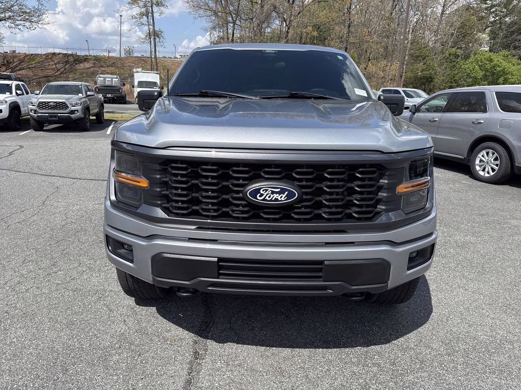 2024 Silver Metallic Ford F-150 STX 4X4 Truck
