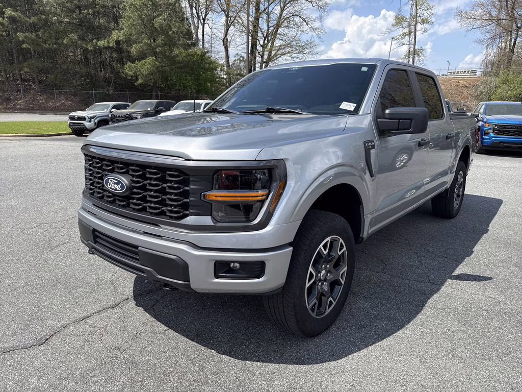 2024 Silver Metallic Ford F-150 STX 4X4 Truck