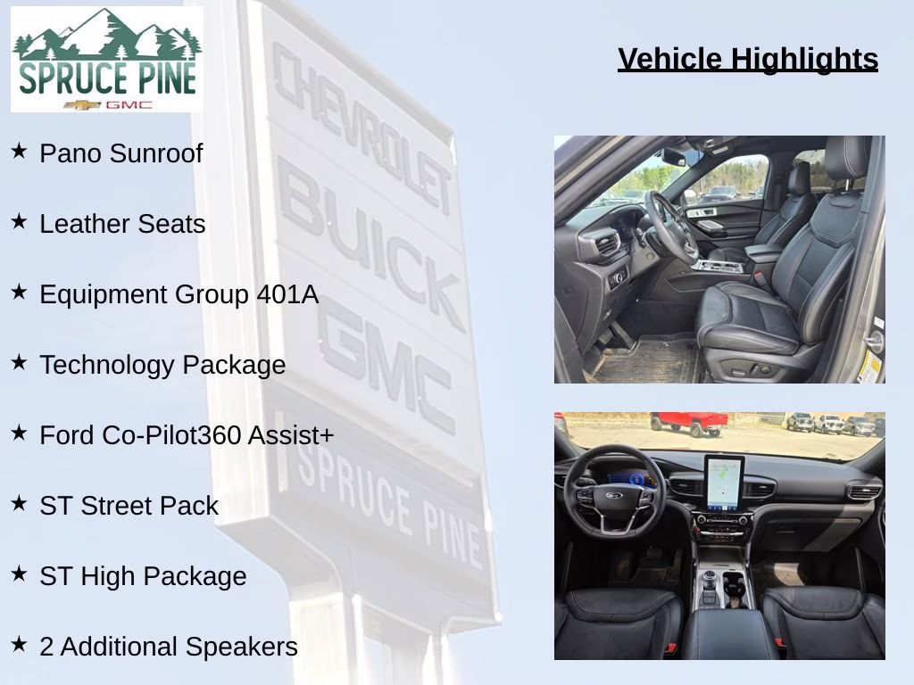 2023 Gray Metallic Ford Explorer ST 4X4 SUV